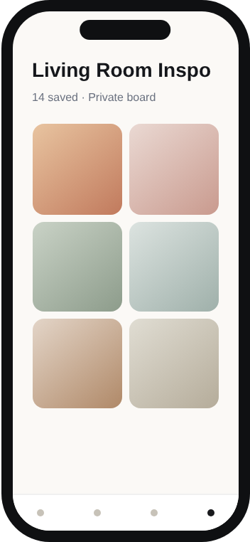 A saved board called Living Room Inspo